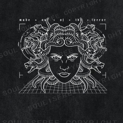 Soulistree The Gaze of the Serpent Washed Tee