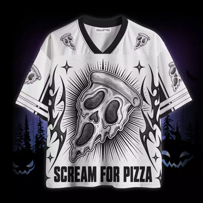 Soulisfree Scream For Pizza Mesh Jersey