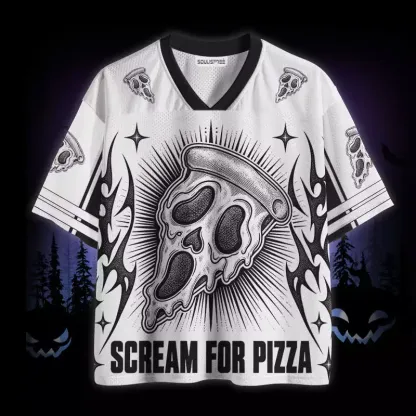 Soulisfree Scream For Pizza Mesh Jersey