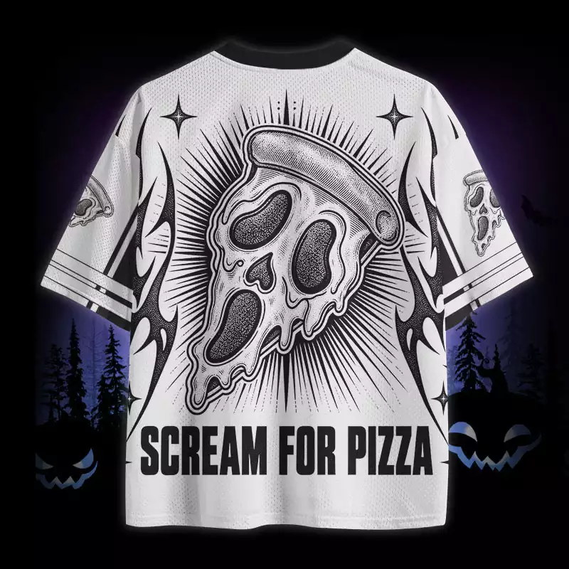 Soulisfree Scream For Pizza Mesh Jersey