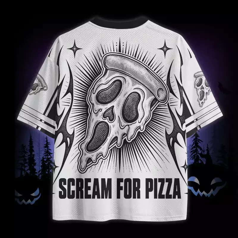 Soulisfree Scream For Pizza Mesh Jersey