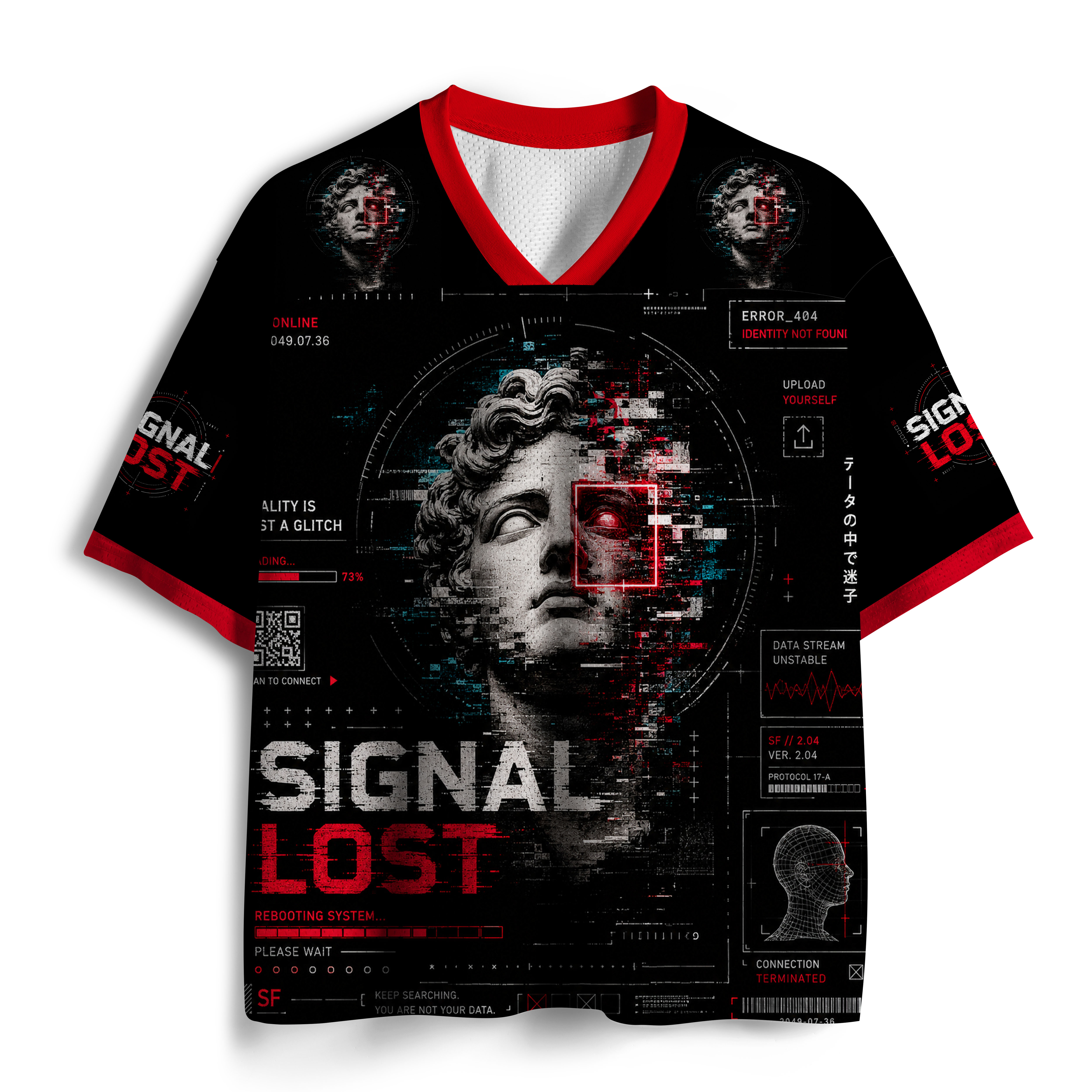 Soulisfree Signal Lost Mesh Jersey