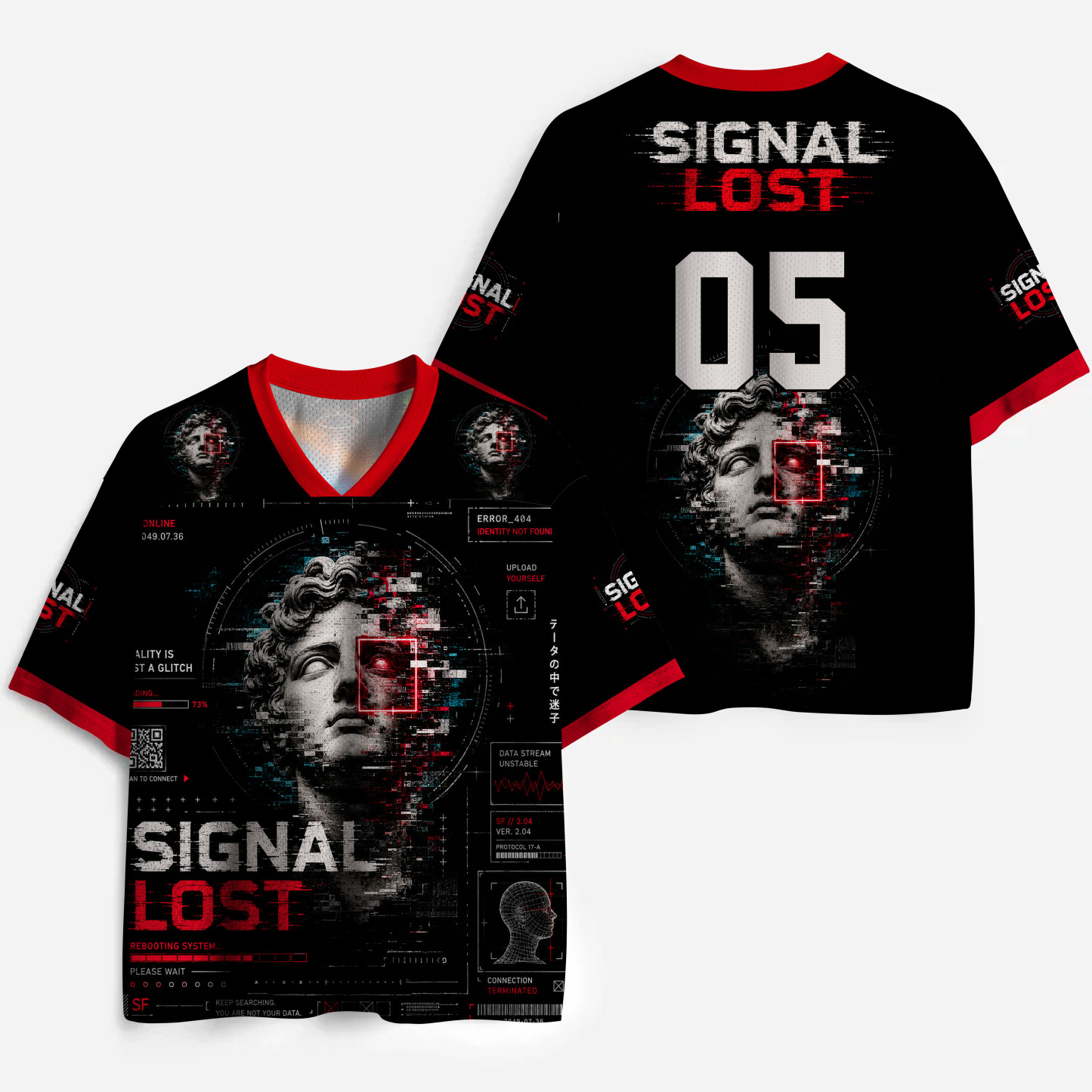 Soulisfree Signal Lost Mesh Jersey