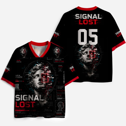 Soulisfree Signal Lost Mesh Jersey