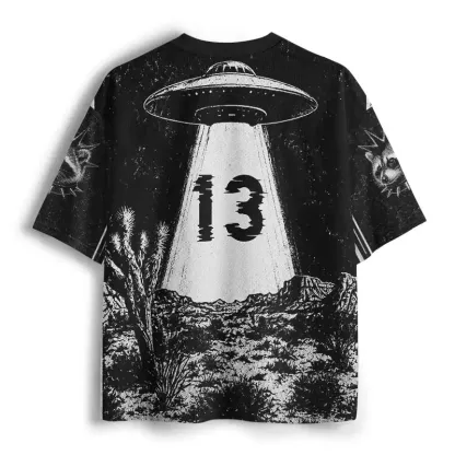 Soulisfree Skater Raccoon Abduction Mesh Jersey