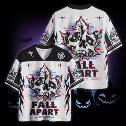 Soulisfree Skeleton Fall Apart Mesh Jersey