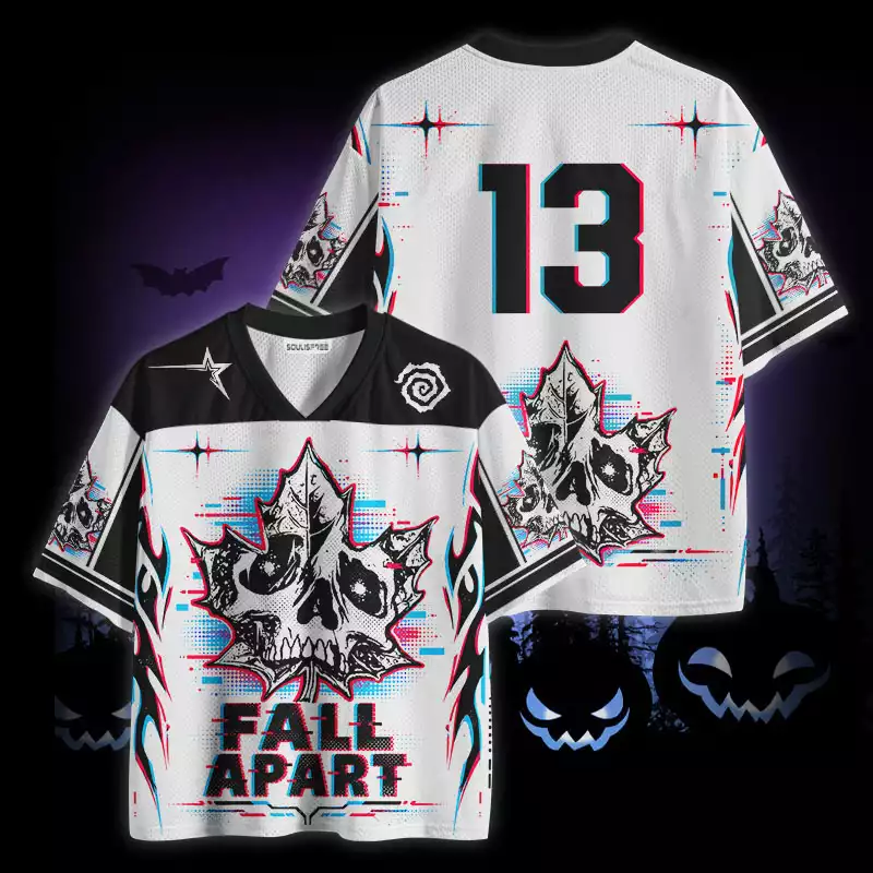 Soulisfree Skeleton Fall Apart Mesh Jersey