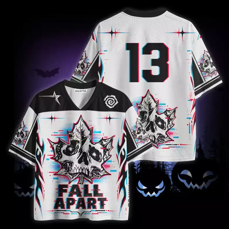 Soulisfree Skeleton Fall Apart Mesh Jersey