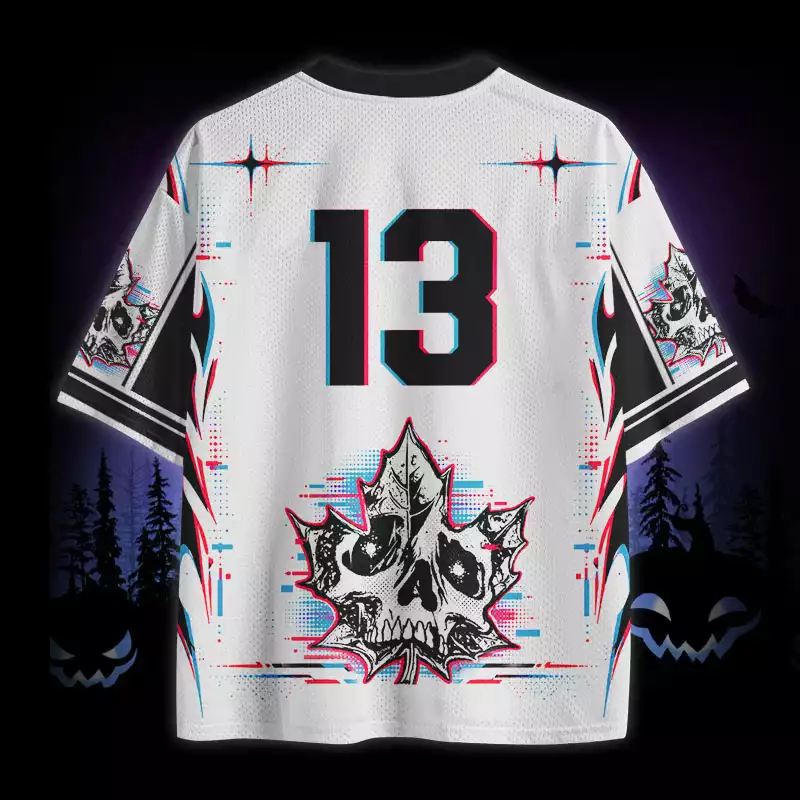 Soulisfree Skeleton Fall Apart Mesh Jersey