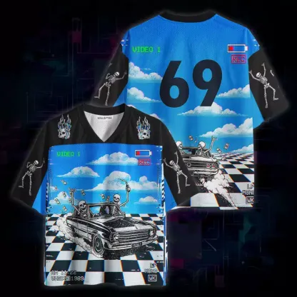 Soulisfree Skeleton Joyride VHS Mesh Jersey