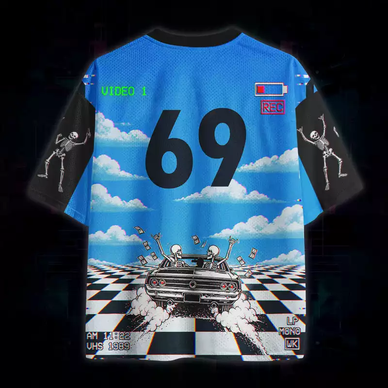 Soulisfree Skeleton Joyride VHS Mesh Jersey