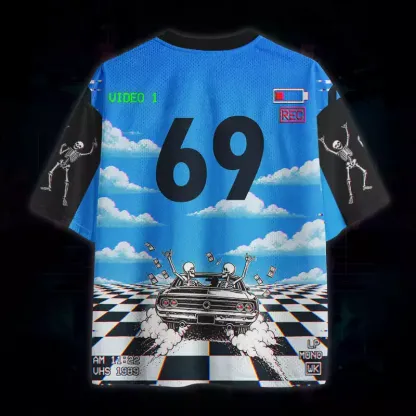 Soulisfree Skeleton Joyride VHS Mesh Jersey