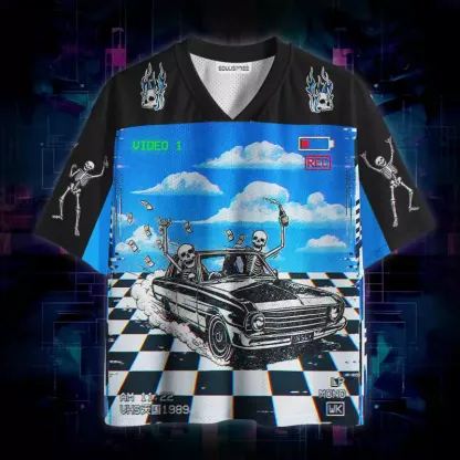 Soulisfree Skeleton Joyride VHS Mesh Jersey