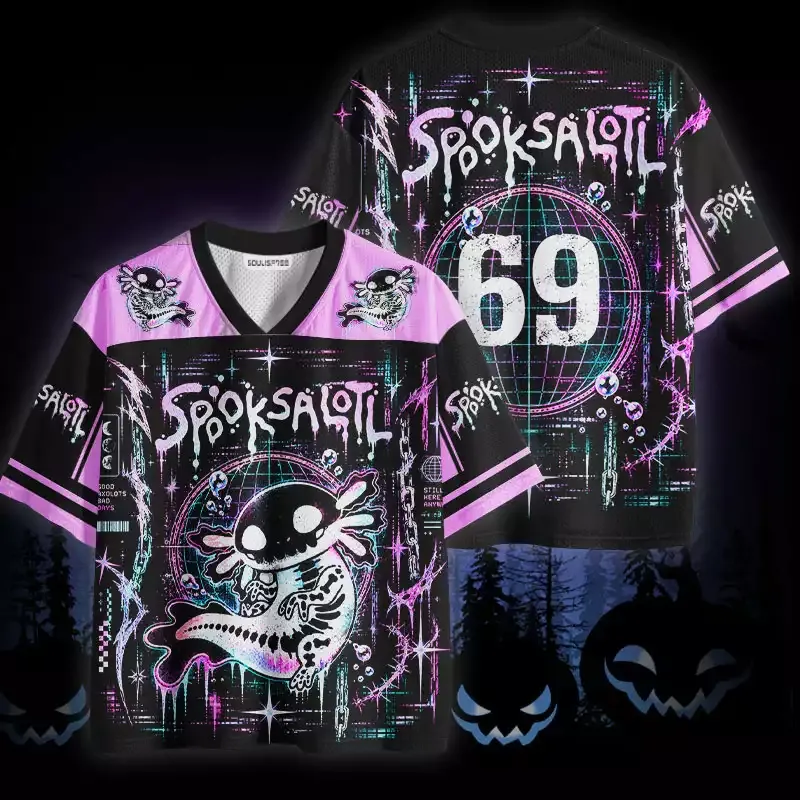 Soulisfree Skeleton Spooksalotl Mesh Jersey