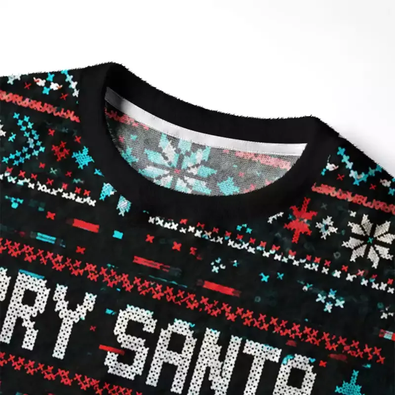 Soulisfree Sorry Santa Been Feral All Year Fuzzy Crewneck Sweater