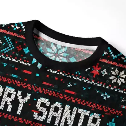 Soulisfree Sorry Santa Been Feral All Year Fuzzy Crewneck Sweater