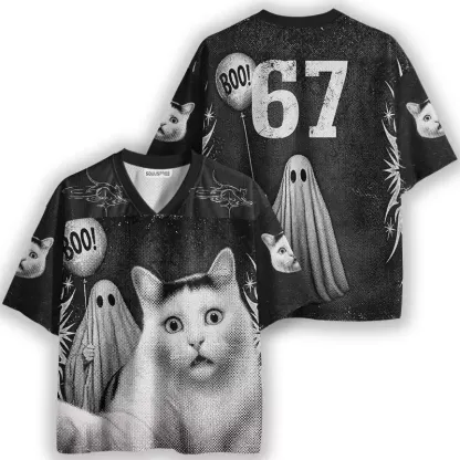 Soulisfree Spooked Cat Mesh Jersey