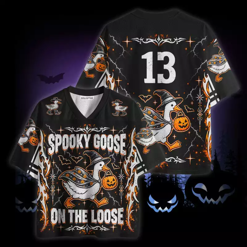 Soulisfree Spooky Goose On The Loose Mesh Jersey