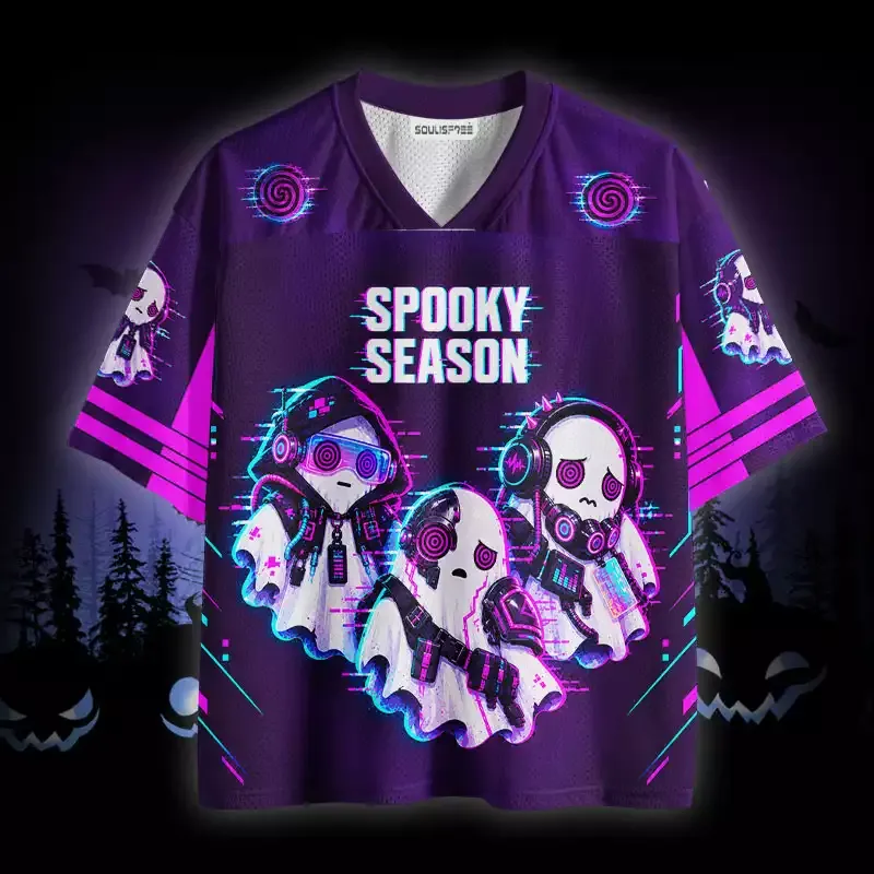 Soulisfree Spooky Season Mesh Jersey