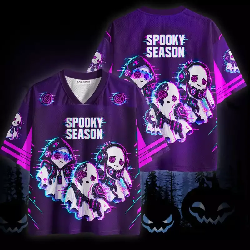 Soulisfree Spooky Season Mesh Jersey