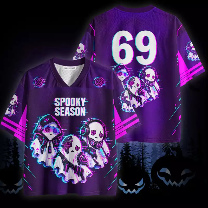 Soulisfree Spooky Season Mesh Jersey