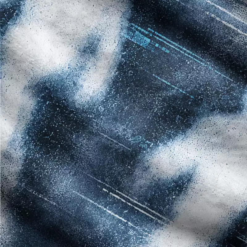 Soulisfree Steel Blue Fuzzy Cardigan Sweater