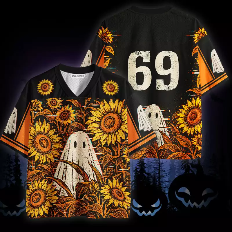 Soulisfree Sunflower Ghost Mesh Jersey
