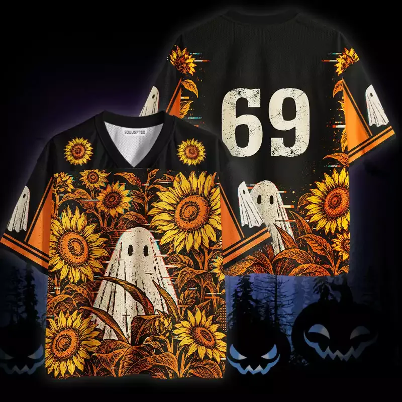 Soulisfree Sunflower Ghost Mesh Jersey