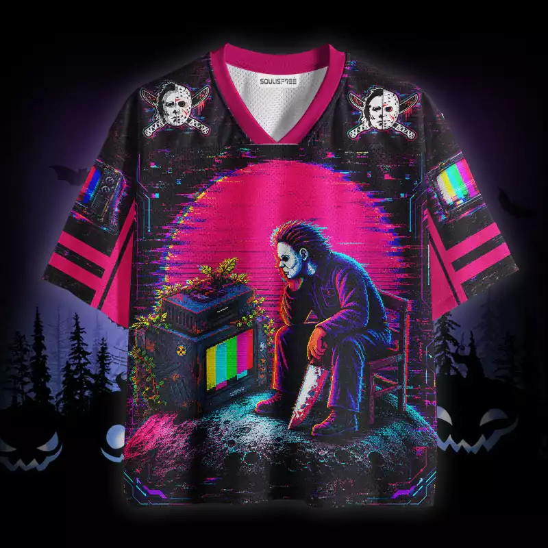 Soulisfree The Glitching Shape Mesh Jersey