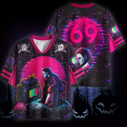 Soulisfree The Glitching Shape Mesh Jersey