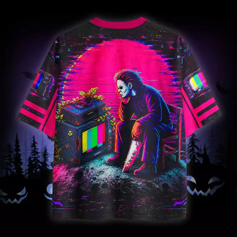 Soulisfree The Glitching Shape Mesh Jersey