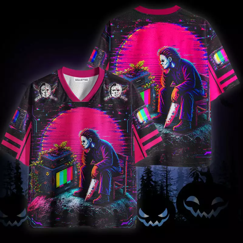 Soulisfree The Glitching Shape Mesh Jersey