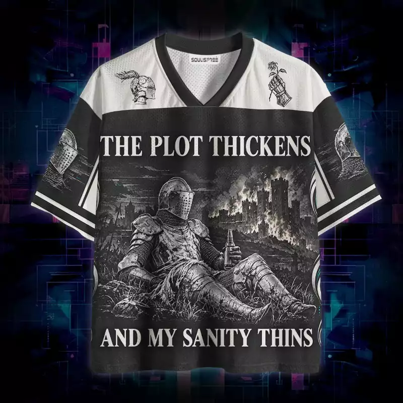 Soulisfree The Plot Thickens And My Sanity Thins Mesh Jersey