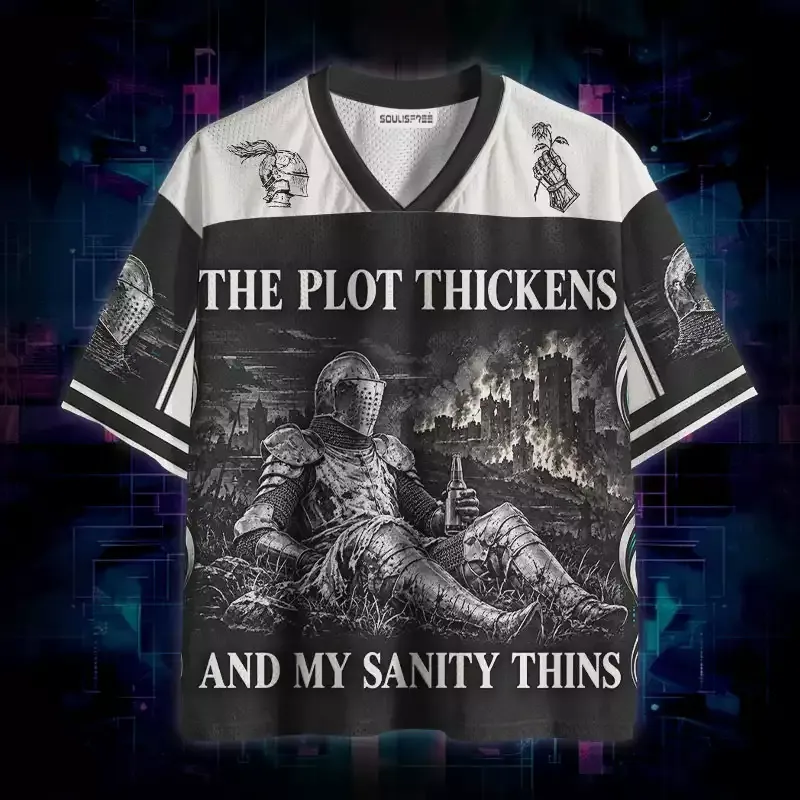 Soulisfree The Plot Thickens And My Sanity Thins Mesh Jersey
