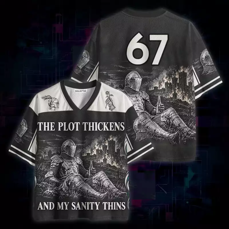 Soulisfree The Plot Thickens And My Sanity Thins Mesh Jersey