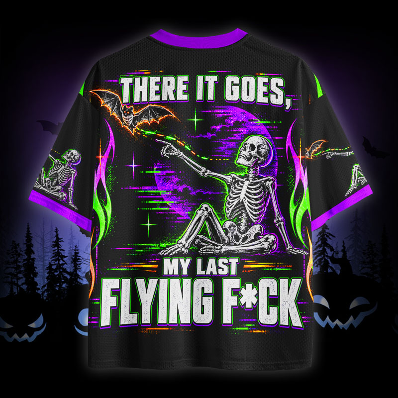 Soulisfree There It Goes My Last Flying Fuck Mesh Jersey