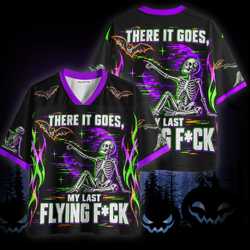 Soulisfree There It Goes My Last Flying Fuck Mesh Jersey