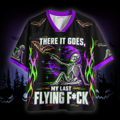 Soulisfree There It Goes My Last Flying Fuck Mesh Jersey