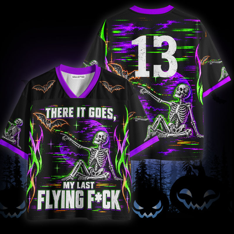 Soulisfree There It Goes My Last Flying Fuck Mesh Jersey