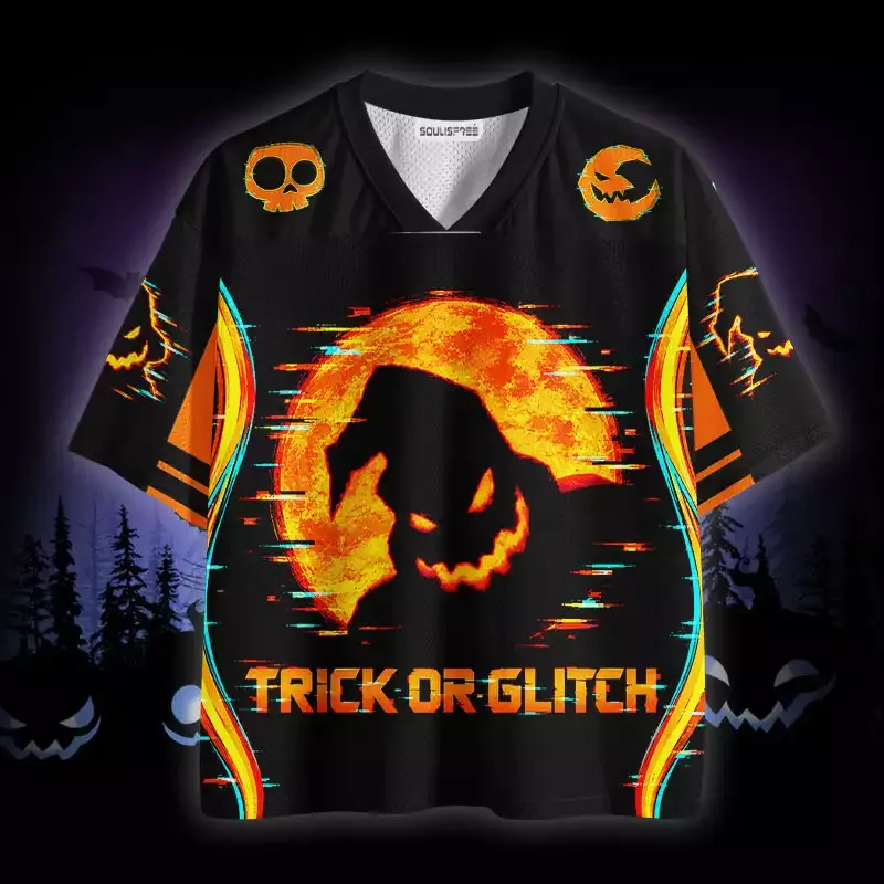 Soulisfree Trick Or Glitch Mesh Jersey