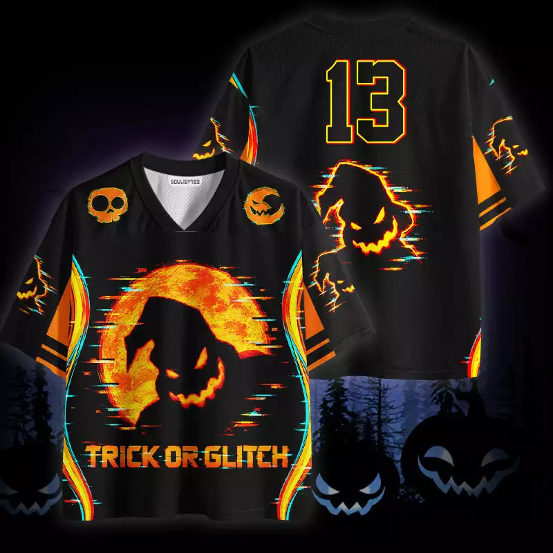 Soulisfree Trick Or Glitch Mesh Jersey
