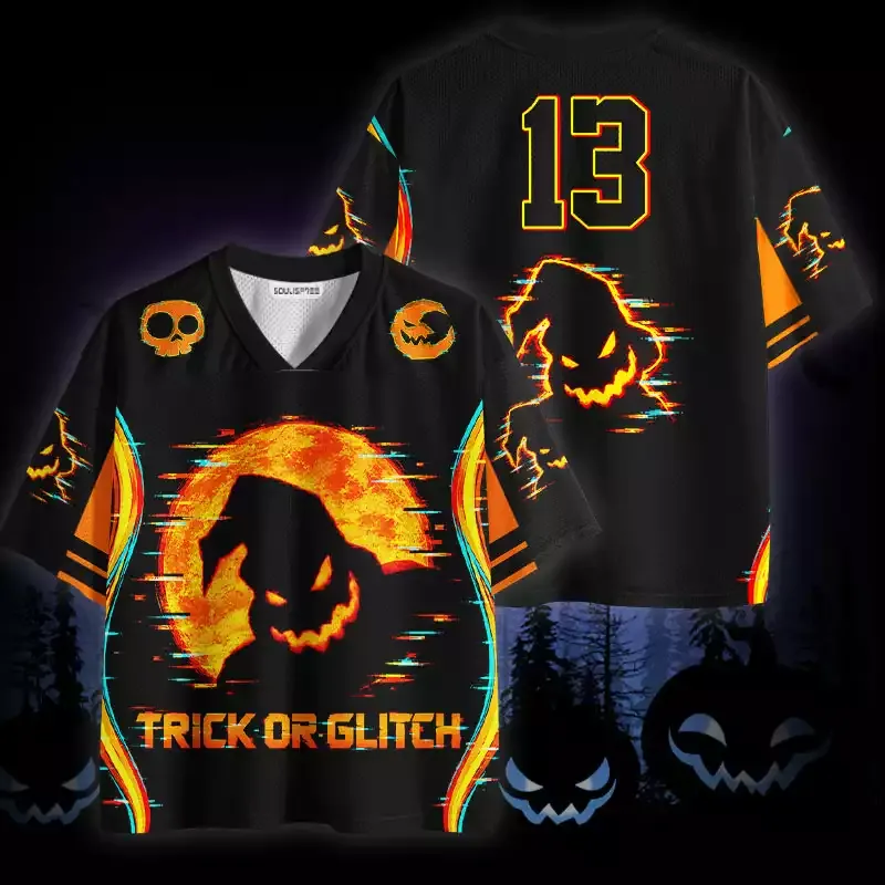 Soulisfree Trick Or Glitch Mesh Jersey