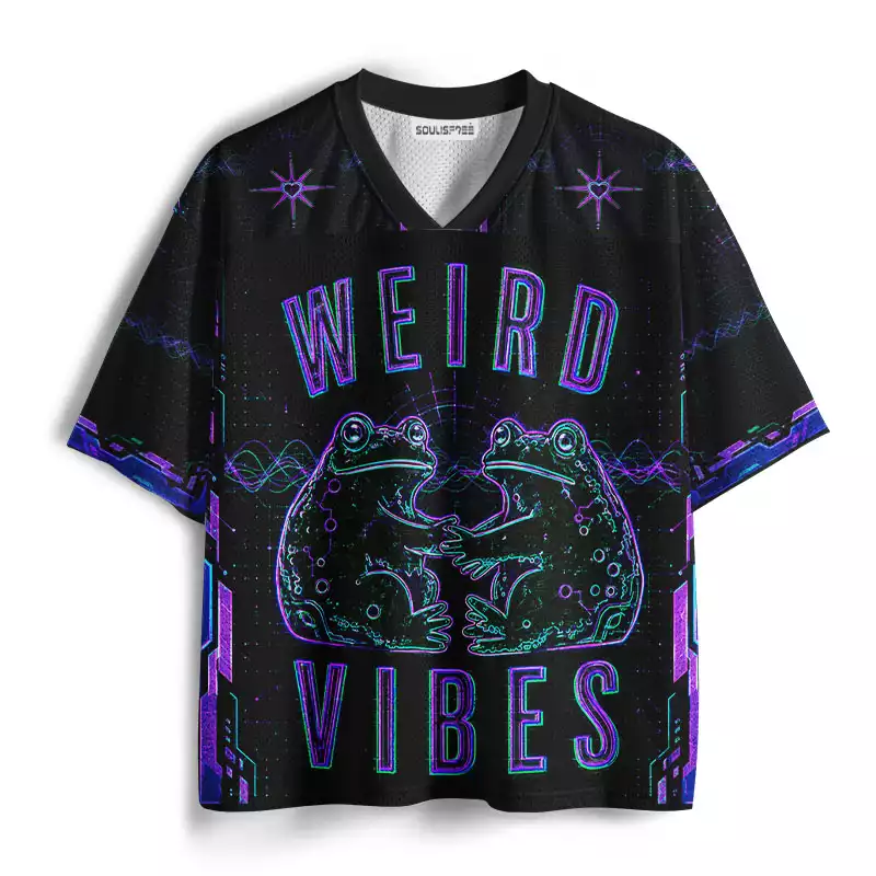 Soulisfree Weird Vibes Mesh Jersey