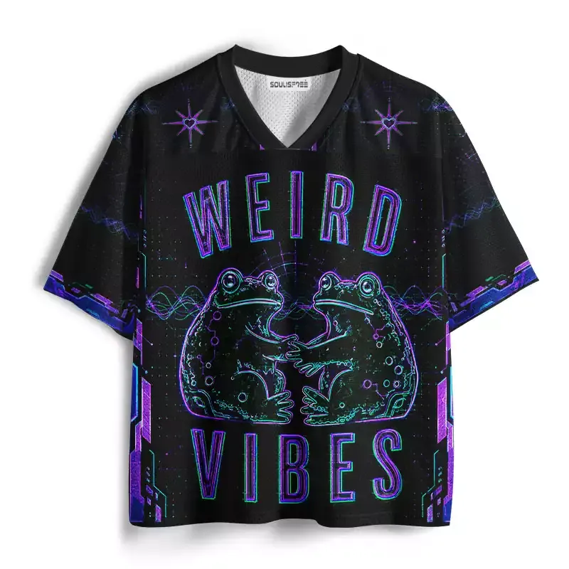 Soulisfree Weird Vibes Mesh Jersey