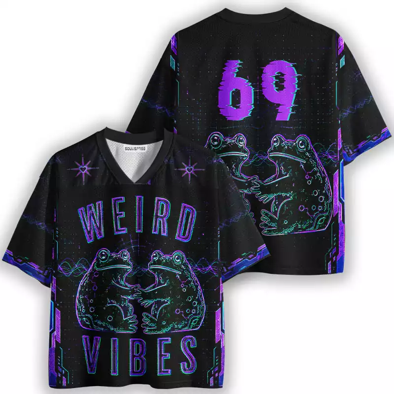 Soulisfree Weird Vibes Mesh Jersey