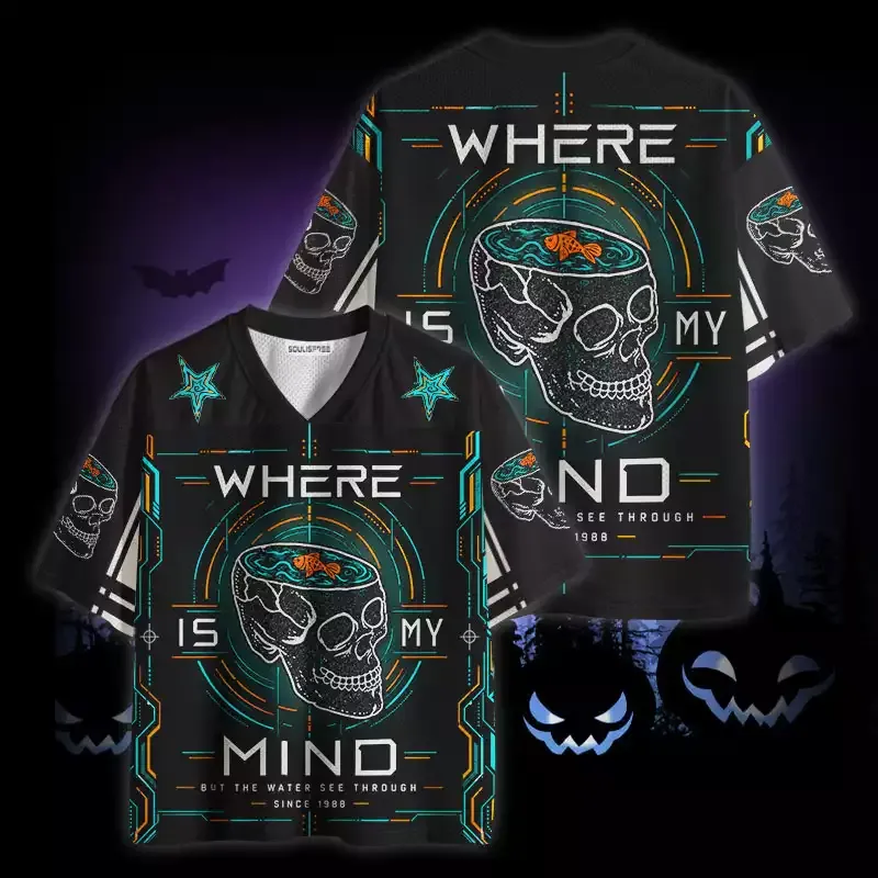 Soulisfree Where Is My Mind But The Water See Through Mesh Jersey