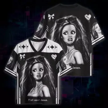 Soulisfree Y'all Need Jesus Mesh Jersey
