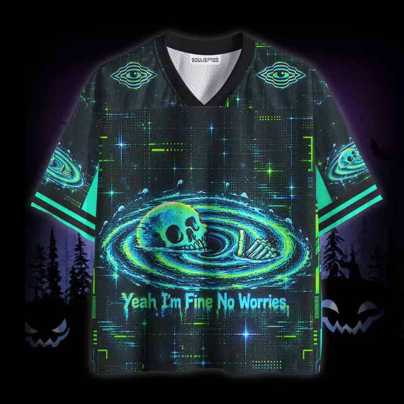 Soulisfree Yeah I'm Fine No Worries Mesh Jersey