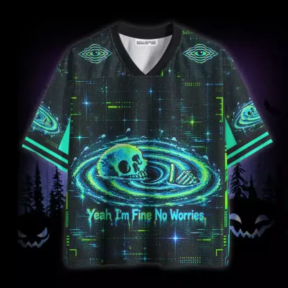 Soulisfree Yeah I'm Fine No Worries Mesh Jersey