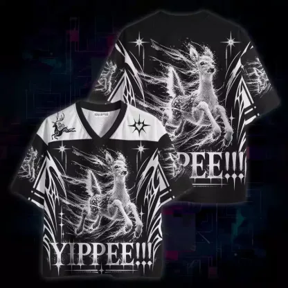 Soulisfree Yippee Glitch Deer Mesh Jersey